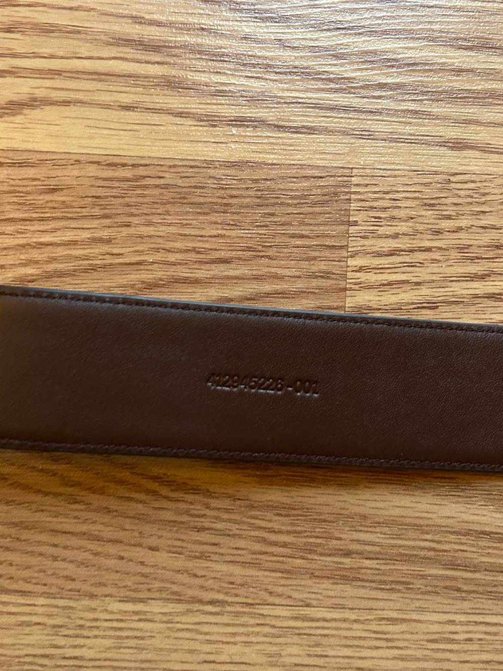 Lauren Ralph Lauren Women’s Leather Croc Embossed Belt Size XS - Picture 7 of 8